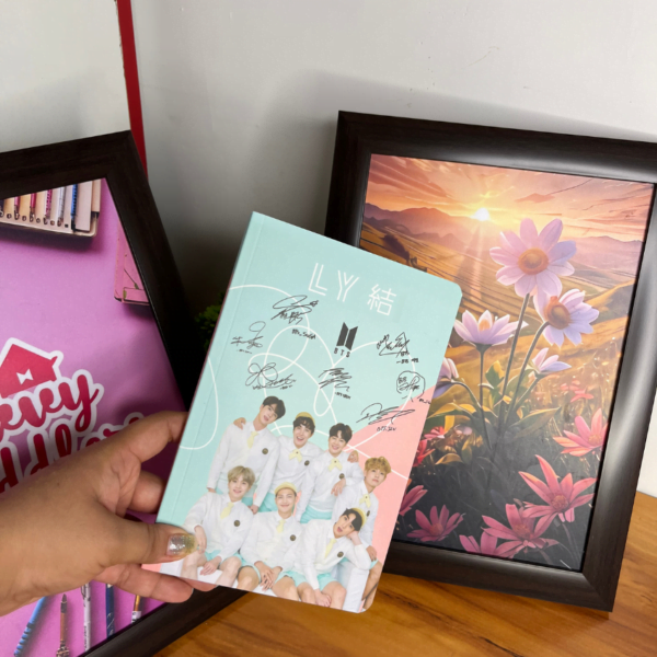 BTS A5 Diary With BTS Cover in Front