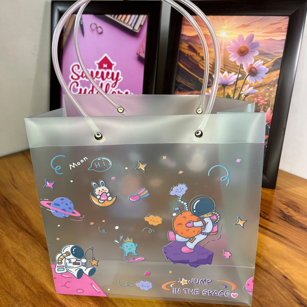 Space and Unicorn Theme Bags for return gift