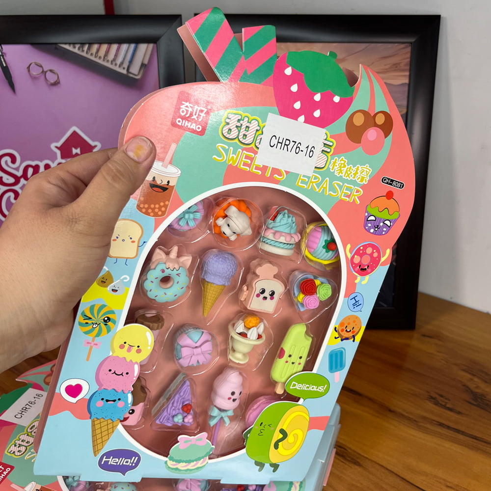 Sweets Deign erasers Pack under 399