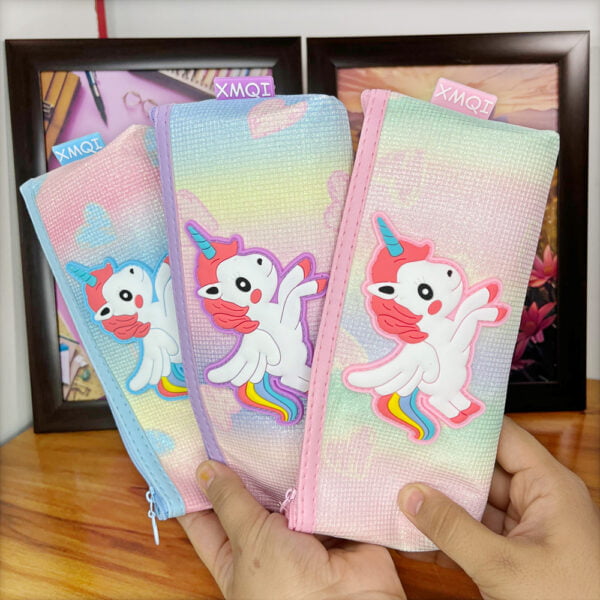 Unicorn theme Glitter Pouches for girls