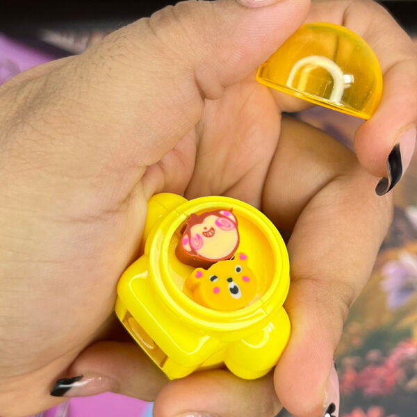 Astronaut Cute Sharpener with Erasers for kids Yellow Color