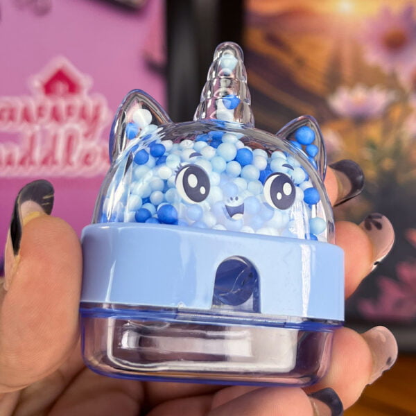 Cute Unicorn Deign Sharpener in Blue Color