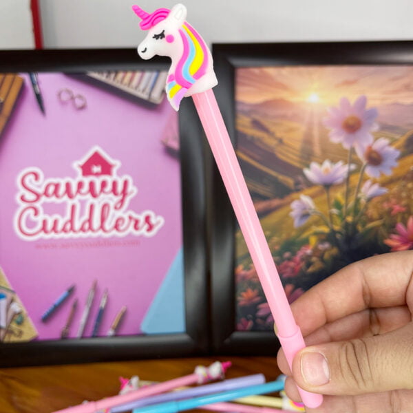 Rainbow Unicorn Ball Pen Pink Color