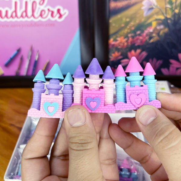 Mini Castle Eraser 3D for kids Under 25