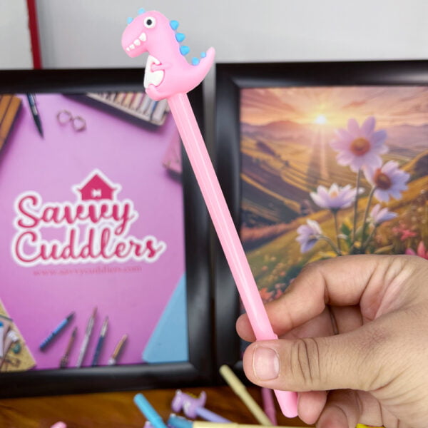 Pink Pen Dinosaur for kids