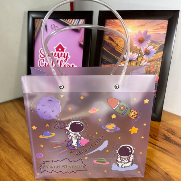 Space theme PVC bags for kids under 99