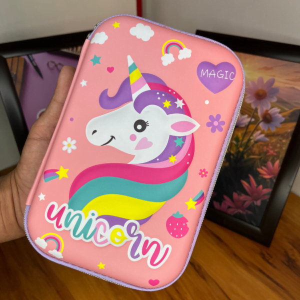 Stylish Multipurpose Unicorn Stationary Cases For Large Capacity