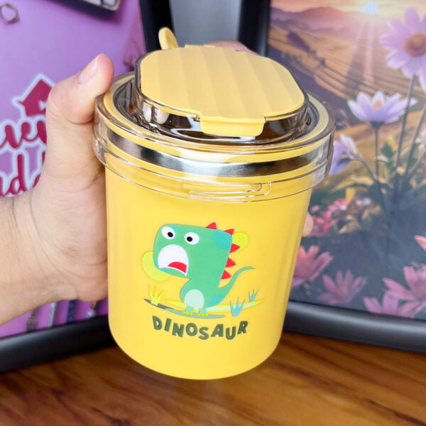 Dinosaur theme Design Stainless Steel Soup Cup (250ML ) for Kids