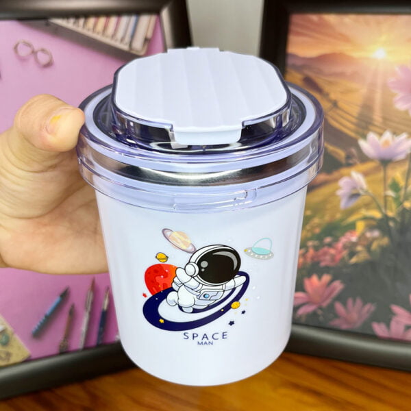 Space theme Design Stainless Steel Soup Cup (250ML ) For kids